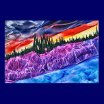 Sunset Ruins - Fantasy Artwork by Carol Trammel posters