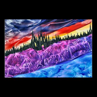 Sunset Ruins - Fantasy Artwork by Carol Trammel Poster