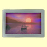 Sunset Sail Buckle belt buckles