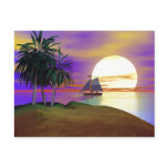 Sunset Sail Postcard