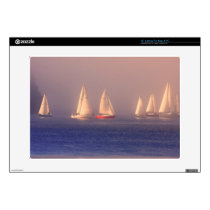 Sunset Sailboats Photo Skins For Laptops