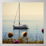 Sunset Sailing Poster