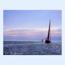 Sunset Sailing Print posters