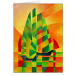 Sunset, Sails and Shadows Card