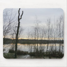 Sunset Scene Over Cheshire's Delamere Forest Mousepads