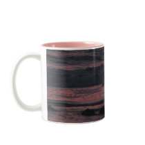Sunset sea bird mugs