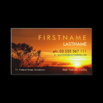 Sunset Shine Business Card business cards
