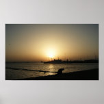 Sunset, Shipyard, Bahrain posters
