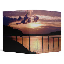 Sunset Silhouette in Sea Minor Avery Binder