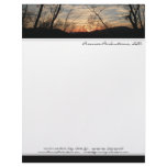 Sunset Silhouette Letterhead