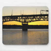Sunset Silhouette Mouse Pad