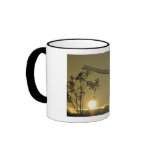 sunset, sundown, sun, steel, sky, silhouette,