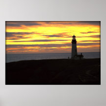Sunset Silhouette Poster