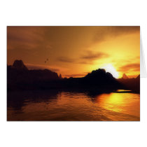 Sunset Silhouettes cards