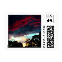 Sunset Sky postage by LostInTheWoods Sunset Sky postage