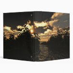 Sunset Sky Vinyl Binder