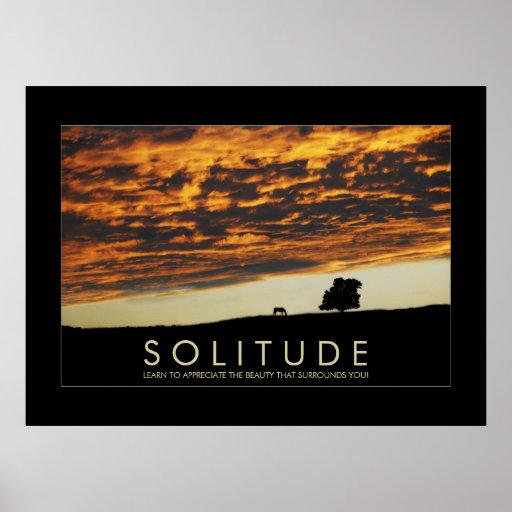 Sunset Solitude Poster