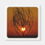 Sunset  - square magnet