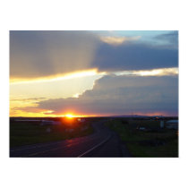 Sunset Storm Sunbeam posters