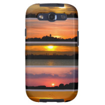 Sunset Strips purple pink orange yellow Galaxy SIII Cover