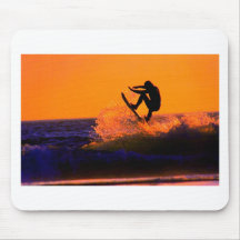 Sunset Surfer Mouse Mats