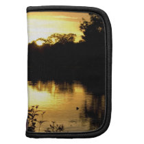 Sunset Swan Lake orange yellow Planners