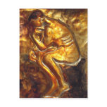 Sunset Thinker_Art Postcards by Injete Chesoni