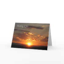 Sunset, Thinking of You cards