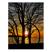 Sunset Through Art Postcards