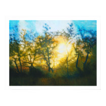 Sunset through Central Coast Oaks posters by danberkeland Sunset through Central Coast Oaks posters