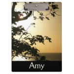 Sunset Through Trees I Tropical Photography Clipboard