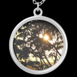 Sunset Through Trees Necklace