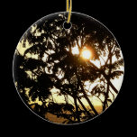 Sunset Through Trees Ornament