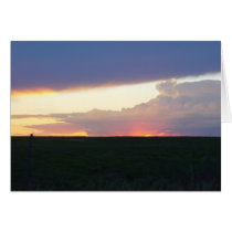 Sunset Thunderhead Card by StormShooter Sunset Thunderhead Card