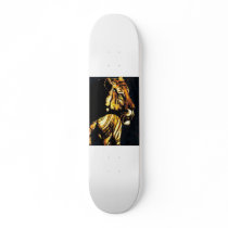 sunset tiger skateboard