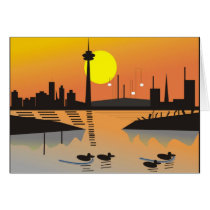 Sunset Torronto Greeting Card