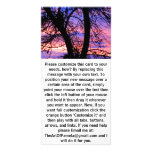 Sunset Tree 3 Photo Card Template