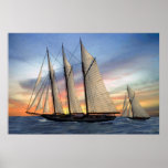 sunset trip print