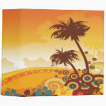 sunset tropical bliss notebook binders