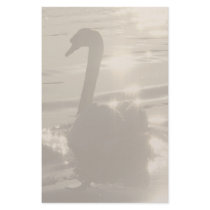 Sunset Trumpeter Swan Stationery by farmer77 Sunset Trumpeter Swan Stationery