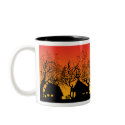 sunset village mug