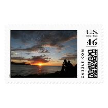 Sunset Watchers postage