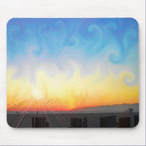 Sunset Waves Mousepad
