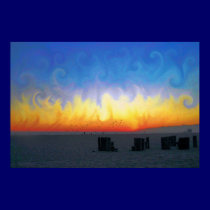 Sunset Waves posters