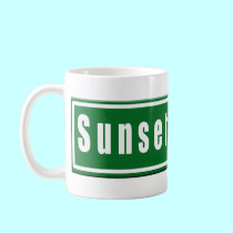 Sunset & Wine Mug mugs