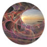 Sunset with Fraktal Sticker