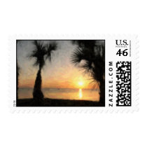 Sunset with Palms, 108 postage by BlarneyCards Sunset with Palms, 108 postage