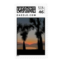 Sunset with Palms, 117A postage by BlarneyCards Sunset with Palms, 117A postage
