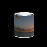Sunset with Sailboats Mug