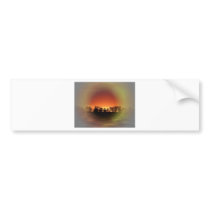 Sunset With Trees Bumper Sticker